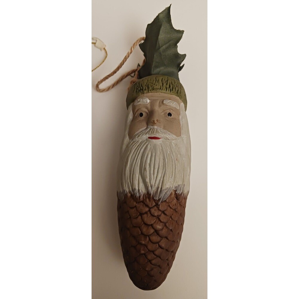 Lot of 9 Different Eclectic Santa Christmas Ornaments - Picture 10 of 11